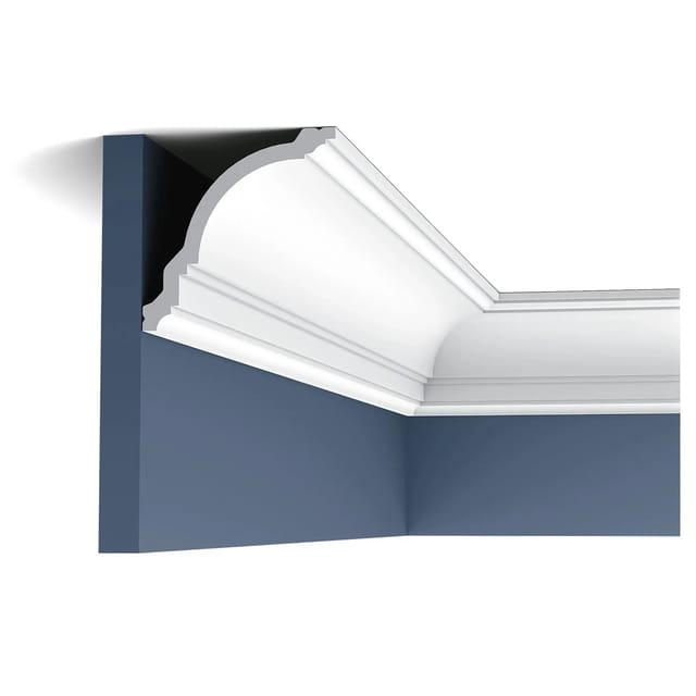 ORAC DECOR CX106 AXXENT Stuck Eckleiste Wand-Decken-Leiste Profil Zierelement 2m 200 cm x 11,8 cm x 11,7 cm Weiß