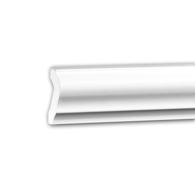 PROFHOME 151375F Flexible Wand- und Friesleiste Stuckleiste Zierleiste 2 m 200 cm x 2 cm x 4,1 cm Weiß
