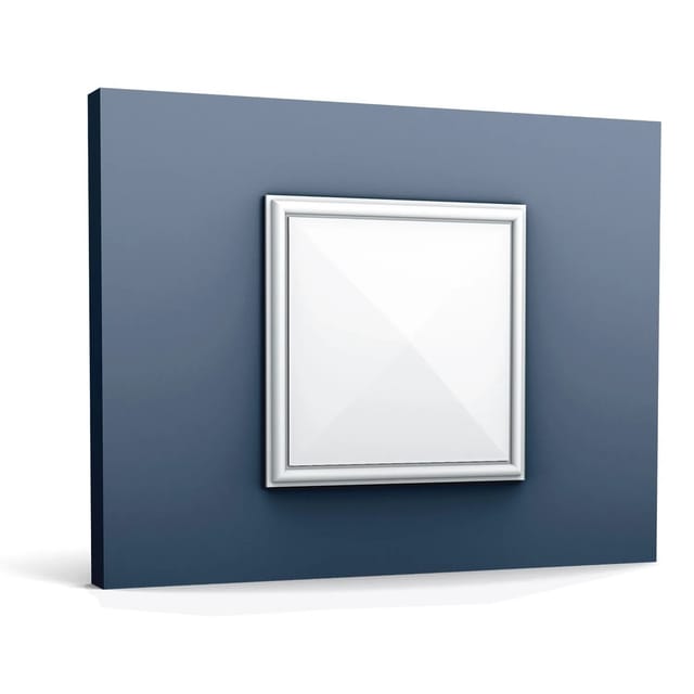 ORAC DECOR W123 LUXXUS AUTOIRE 3D Wandpaneel Wandpaneel Zierelement 0,11 m2 33,3 cm x 33,3 cm x 3,5 cm Weiß