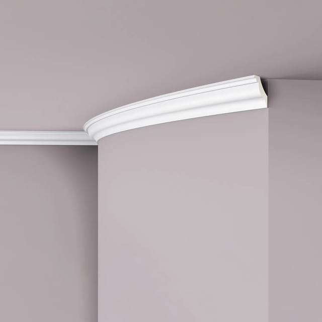 NOEL & MARQUET NMC Z15 Flex ARSTYL Flexible Eckleiste Zierleiste Stuckleiste 2 m 200 cm x 3,9 cm x 3,9 cm Weiß