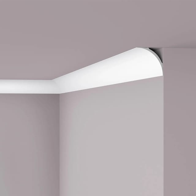 NOEL & MARQUET NMC NE4 Pure NOMASTYL Eckleiste Zierleiste Stuckleiste 2 m 200 cm x 10 cm x 10 cm Weiß