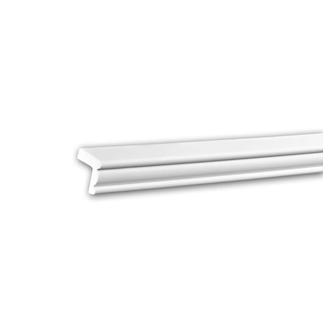 PROFHOME 150258F Flexible Eckleiste Stuckleiste aus Flexiblem Polyurethan 2 m 200 cm x 2,5 cm x 2,7 cm Weiß