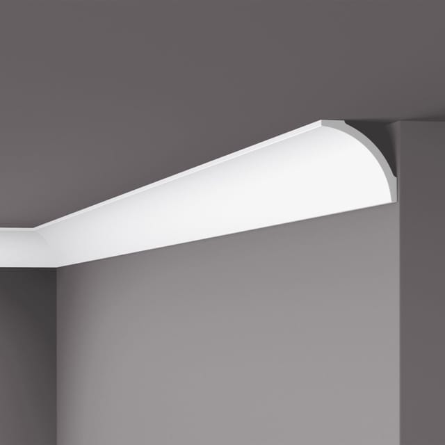 NOEL & MARQUET NMC B8 NOMASTYL Eckleiste Zierleiste Stuckleiste 2 m 200 cm x 8,2 cm x 8,2 cm Weiß