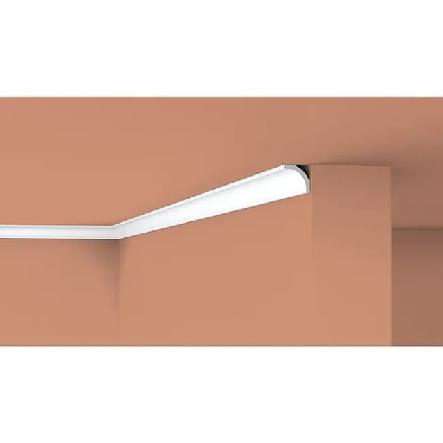 NOEL & MARQUET NMC B2 NOMASTYL Eckleiste Zierleiste Stuckleiste 2 m 200 cm x 3,5 cm x 3,5 cm Weiß