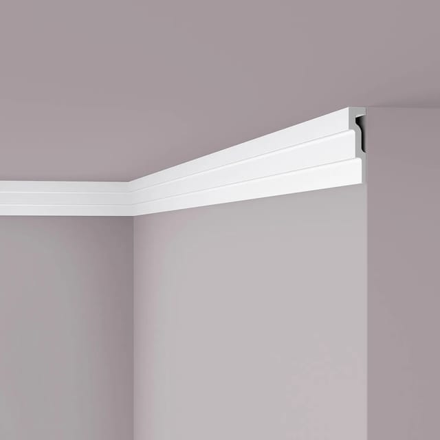 NOEL & MARQUET NMC M1 NOMASTYL Eckleiste Zierleiste Stuckleiste 2 m 200 cm x 3 cm x 12 cm Weiß