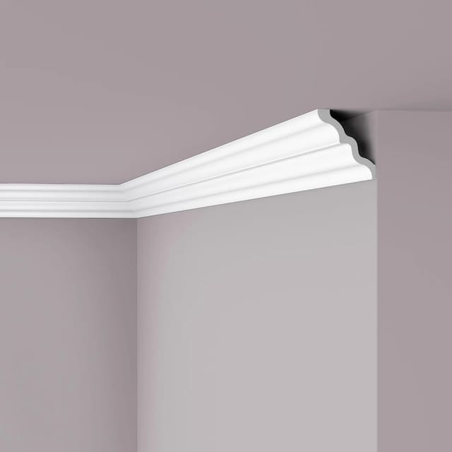 NOEL & MARQUET NMC SM NOMASTYL Eckleiste Zierleiste Stuckleiste 2 m 200 cm x 9,5 cm x 10,5 cm Weiß