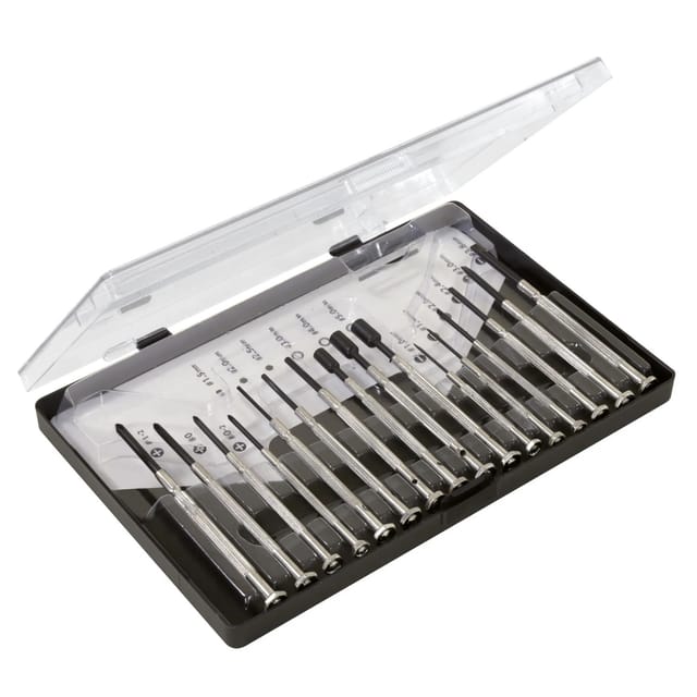 Blanko Feinmechaniker Uhrmacher Schraubendreher 16-Teiliges Set