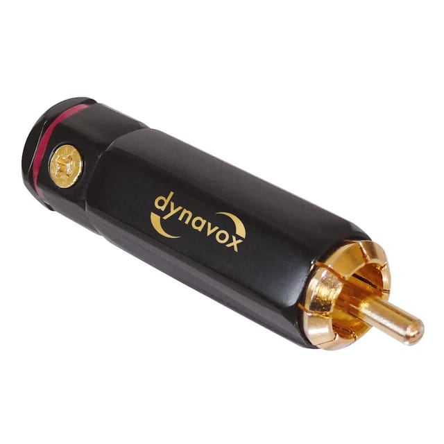 Dynavox Cinchstecker High-End Rot Stück