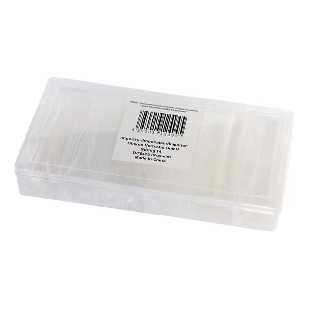 Blanko Schrumpfschlauch Set 100 Stück Transparent