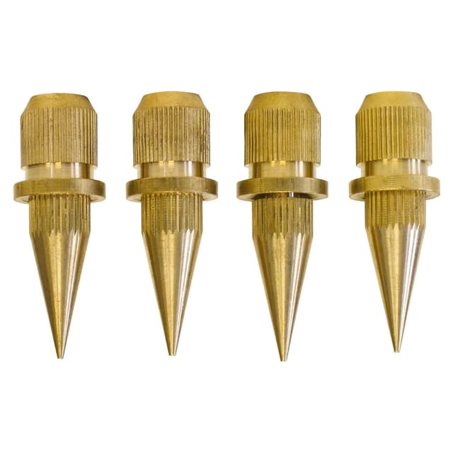 Dynavox Lautsprecher Spikes Zum Einbau 4er Set Messing