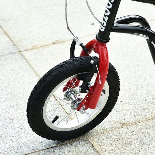 HOMCOM Kinderroller Lenker Verstellbar mit Luftreifen