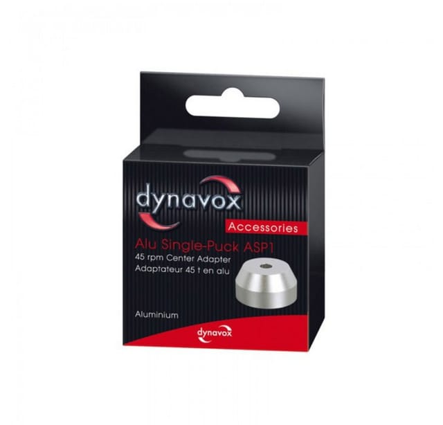 Dynavox Schallplatten Single Mittelstück Silber