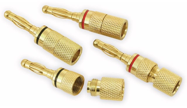 Dynavox Bananenstecker X-4003 4 Stück