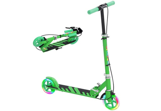 AIYAPLAY Kinder Scooter Kunststoff Metall 73L x 36B x 73-89H cm