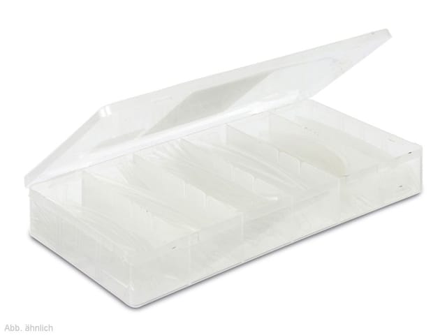 Blanko Schrumpfschlauch Set 100 Stück Weiß