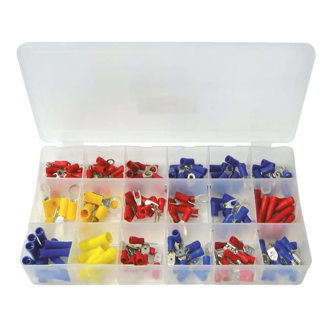 Blanko Kabelschuhe und Steckverbinder Set 175 Teile
