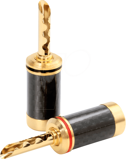 Dynavox Bananenhohlstecker Carbon 2 Stück
