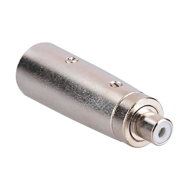 Blanko Adapter XLR-Stecker Auf Cinch-Buchse