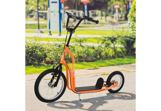 HOMCOM Kinderroller Kickboard mit Luftreifen