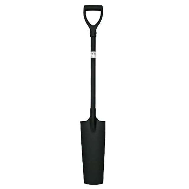 PROREGAL Gehärteter Spaten Lang, Schmal + Griff PVC Grip D
