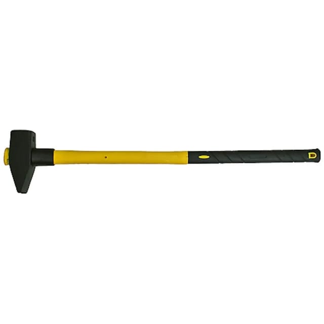 PROREGAL Vorschlaghammer 8,0 kg Fiberglasstiel mit Gummi Griff