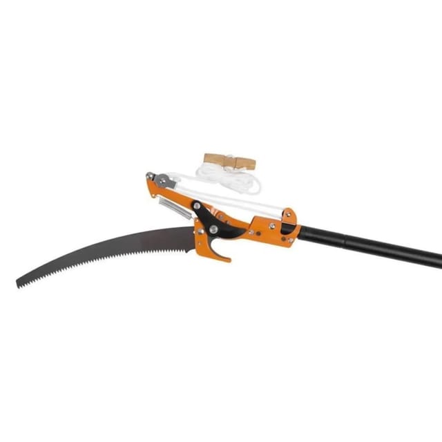 PROREGAL Baumschere WOOD mit Teleskopstange 240cm Schwarz-Orange