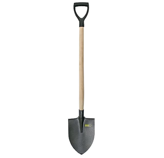 PROREGAL Gehärteter Spaten Spieler S506.WH, Komaxit, mit Griff D