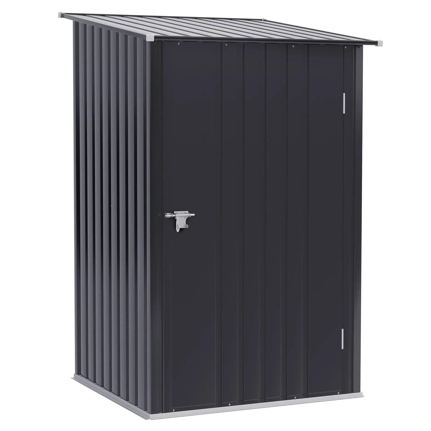 Outsunny Gerätehaus 0,92 m² mit Pultdach Abschließbar 100 x 103 x 160 cm