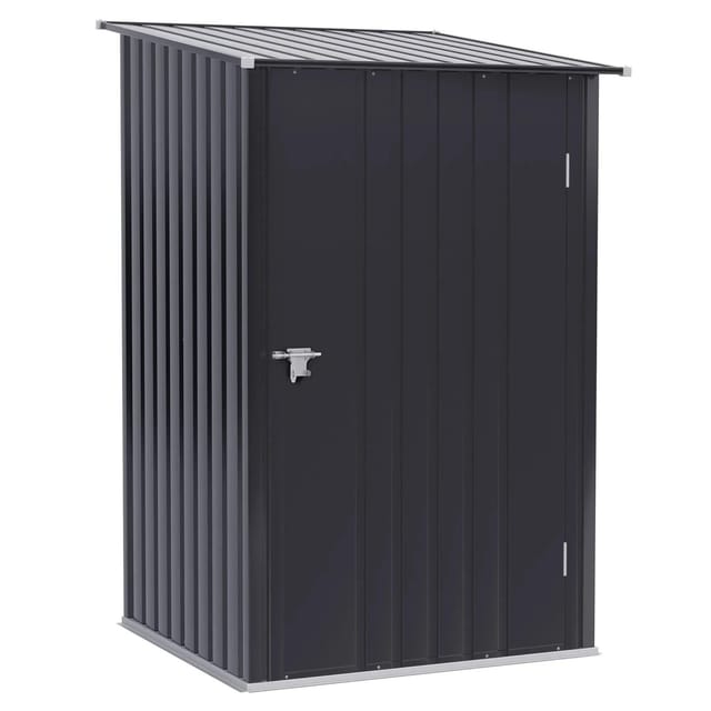 Outsunny Gerätehaus 0,92 m² mit Pultdach Abschließbar 100 x 103 x 160 cm