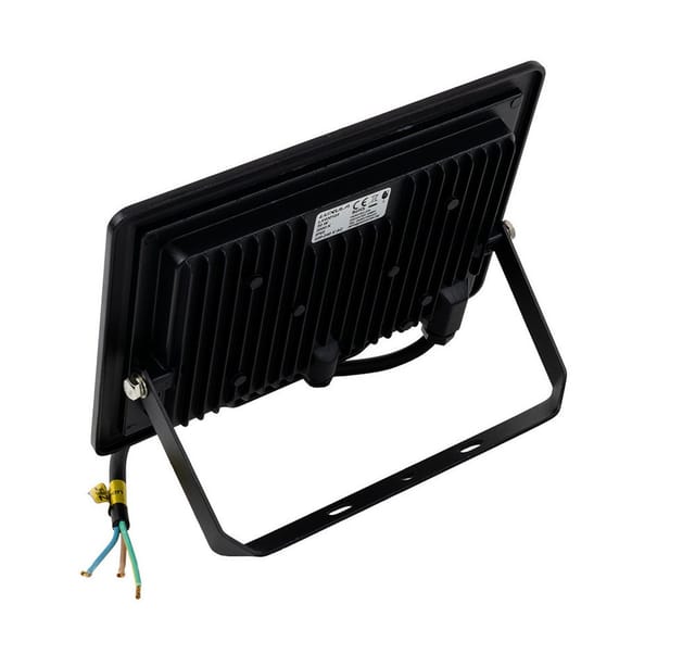LUXULA LED Fluter 50W Strahler 3000K Warmweiß 5000lm Außenstrahler Schwarz IP65