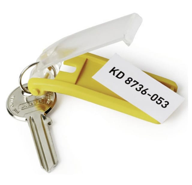 Durable Schlüsselanhänger Key Clip 24 Stück Farbig Sortiert