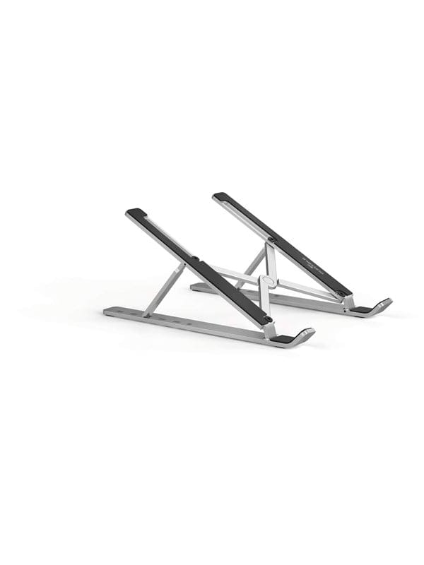 Durable Tischständer für Laptop/Tablet Faltbar und Höhenverstellbar Silber