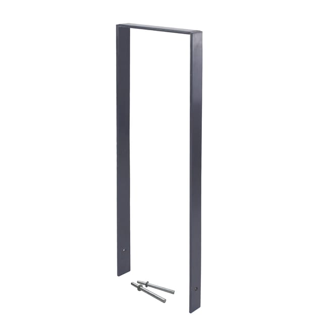 TRUTZHOLM Fahrradanlehnbügel 119 x 93 cm Flachstahl 13 mm Anthrazit Typ U