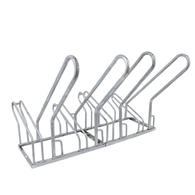 TRUTZHOLM Fahrradständer für 4 Fahrräder 140x40x83 cm Stahl