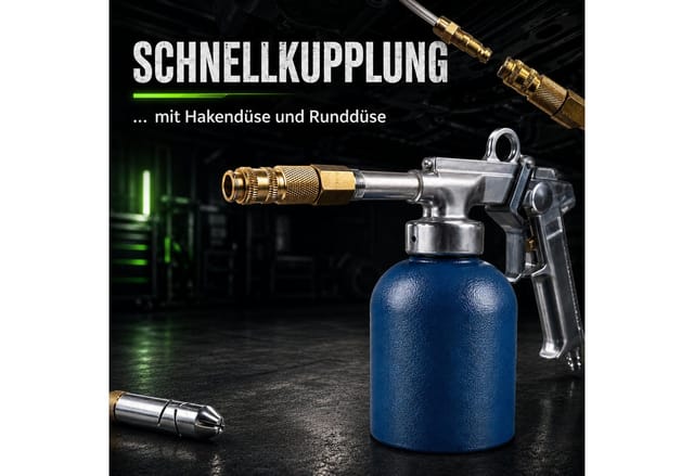 TRUTZHOLM Druckbecherpistole Mit 1100 ml Tank Zur Hohlraumversiegelung