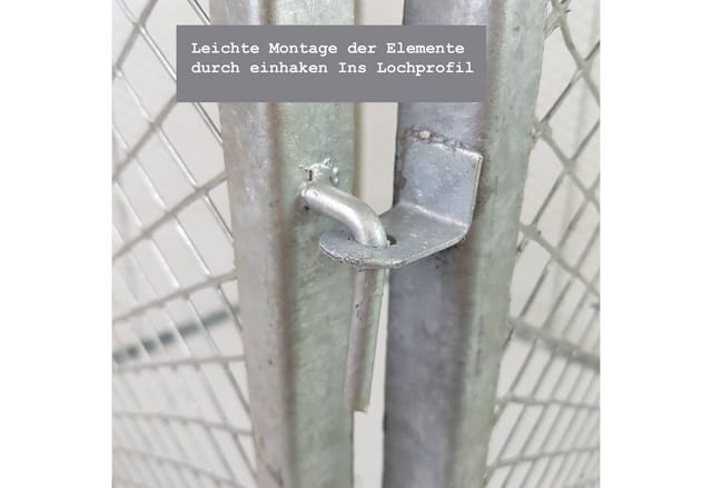 Holmwerk Komposter Metallkomposter 80x80x70cm Streckmetall