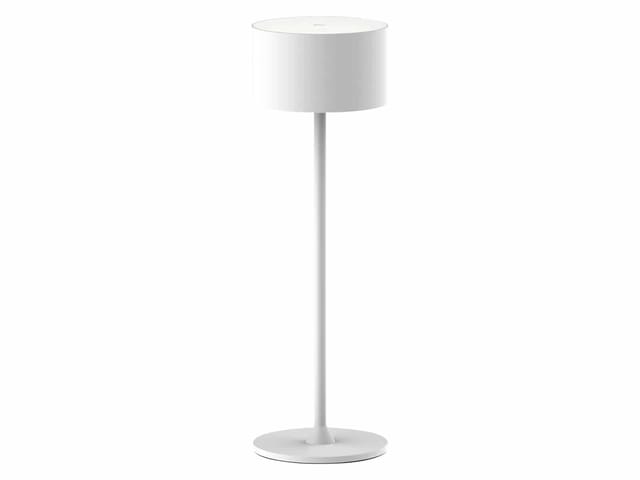 ENOVALITE Akkutischleuchte LED Dimmbar CCT Einstellbar 2700-6500K IP44 Kabellos Weiß