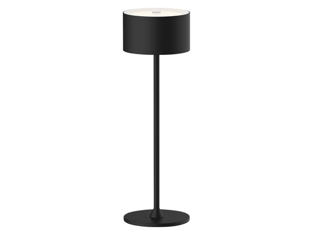 ENOVALITE Akkutischleuchte LED Dimmbar CCT Einstellbar 2700-6500K IP44 Kabellos Schwarz