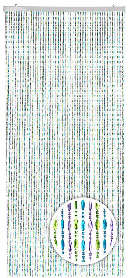 Kobolo Türvorhang Perlenvorhang Dekovorhang RAINBOW 90x200 cm