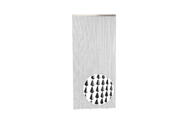 Kobolo Türvorhang Perlenvorhang Dekorationsvorhang NERO 72 Stränge 90x200cm