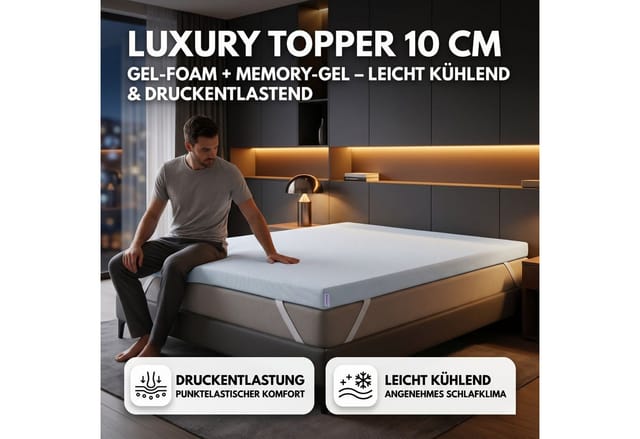 Arensberger Topper Luxury 90x200cm