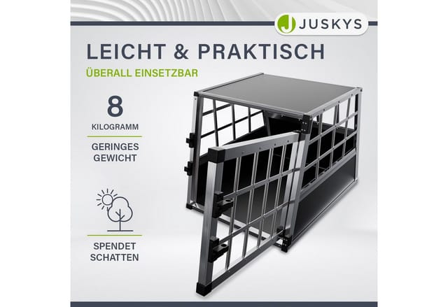 Juskys Alu Hundetransportbox M