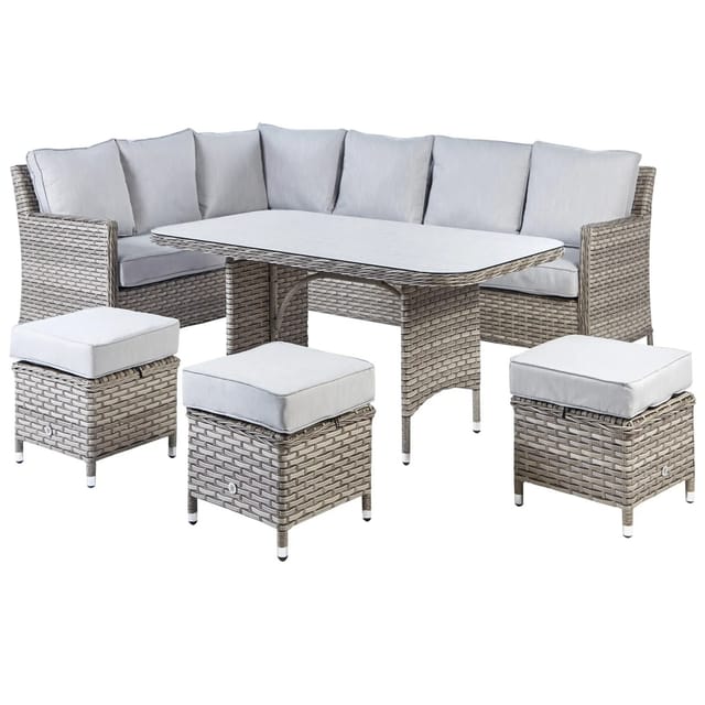 Beliani Lounge Set LACONA Taupe