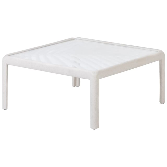 Beliani Couchtisch FERRETTI Hellbeige 69x69x32