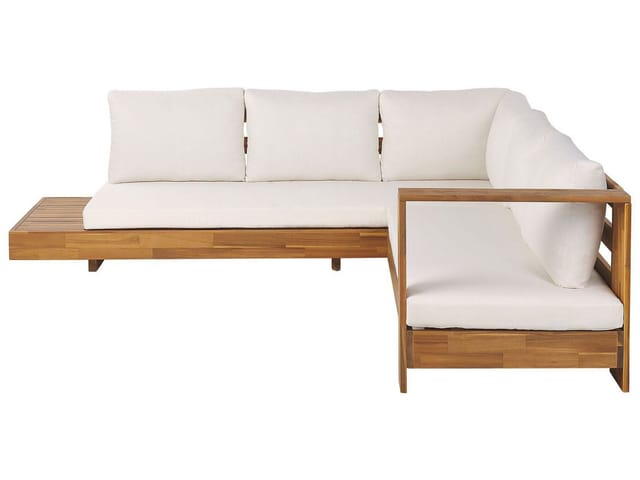 Beliani Lounge Set MARETTIMO Cremeweiß 212x225x64