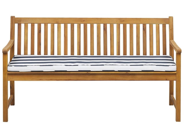 Beliani Gartenbank VIVARA Marineblau 61x160x88