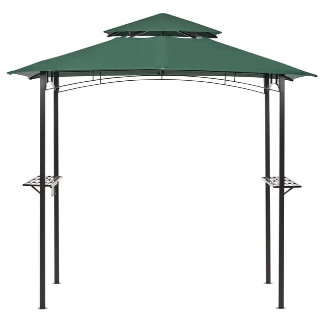Beliani Pavillon NARO Dunkelgrün 185x121x245