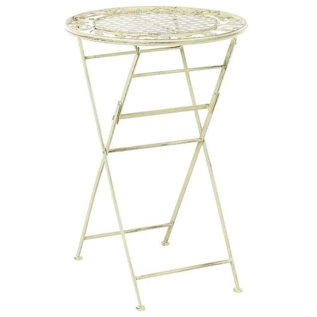 Beliani Klappbarer Tisch BIVIO Hellgrün 60x60x89