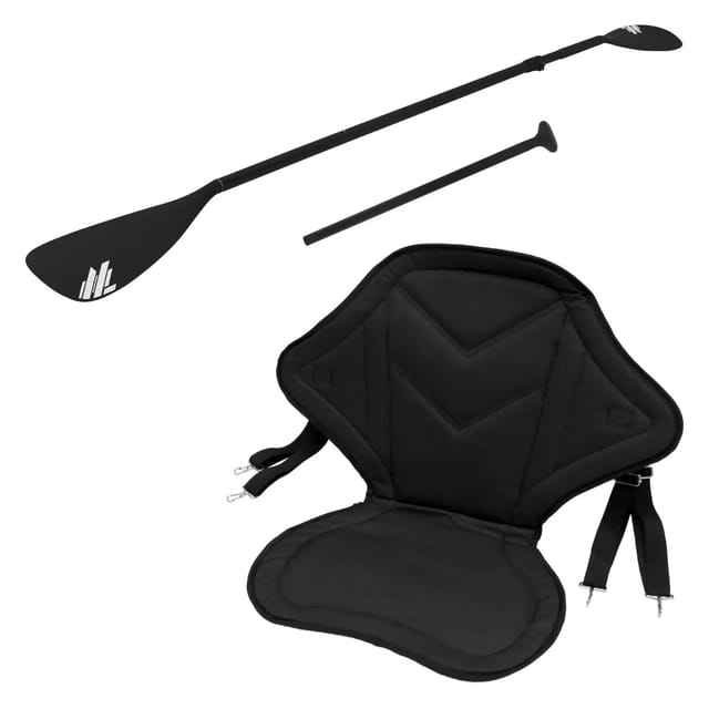 ECD Germany Kajak Sitz und 2-in-1 Paddel Set Universal für Surfboard