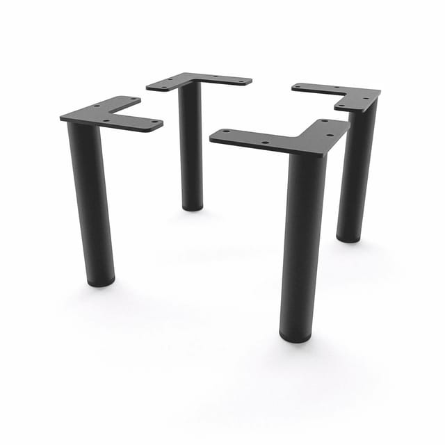 HEVVA Möbelfüße LINZ Schwarz 15 cm Hoch 4er Set